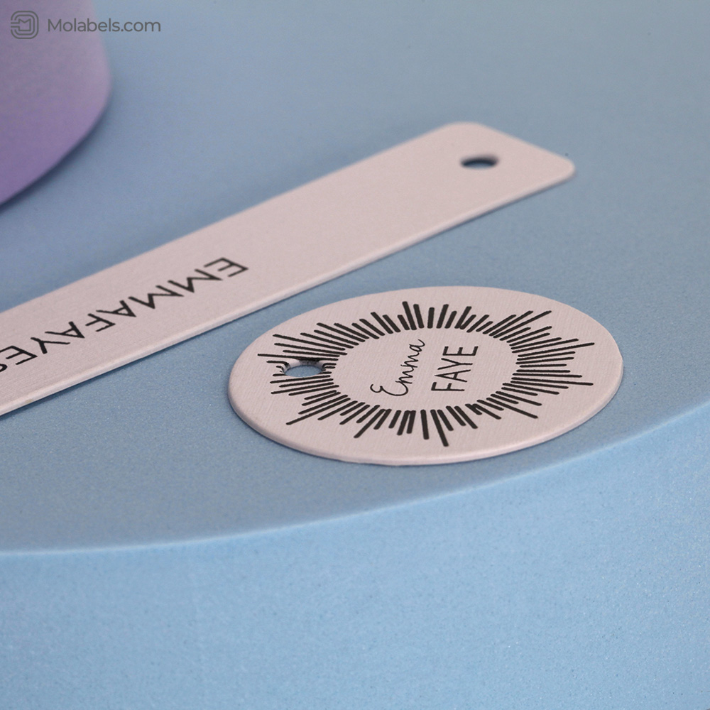 Custom circle hang tags online