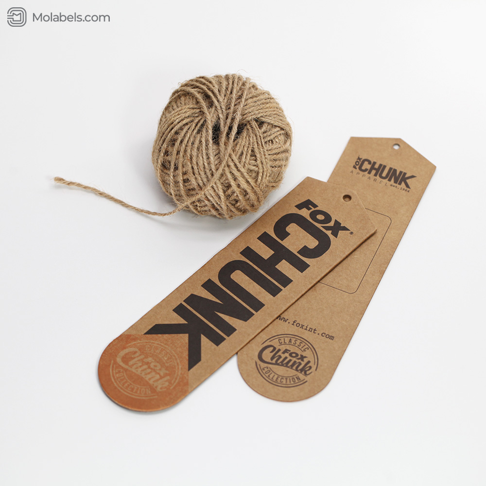 Recyclable kraft merchandise tags maker