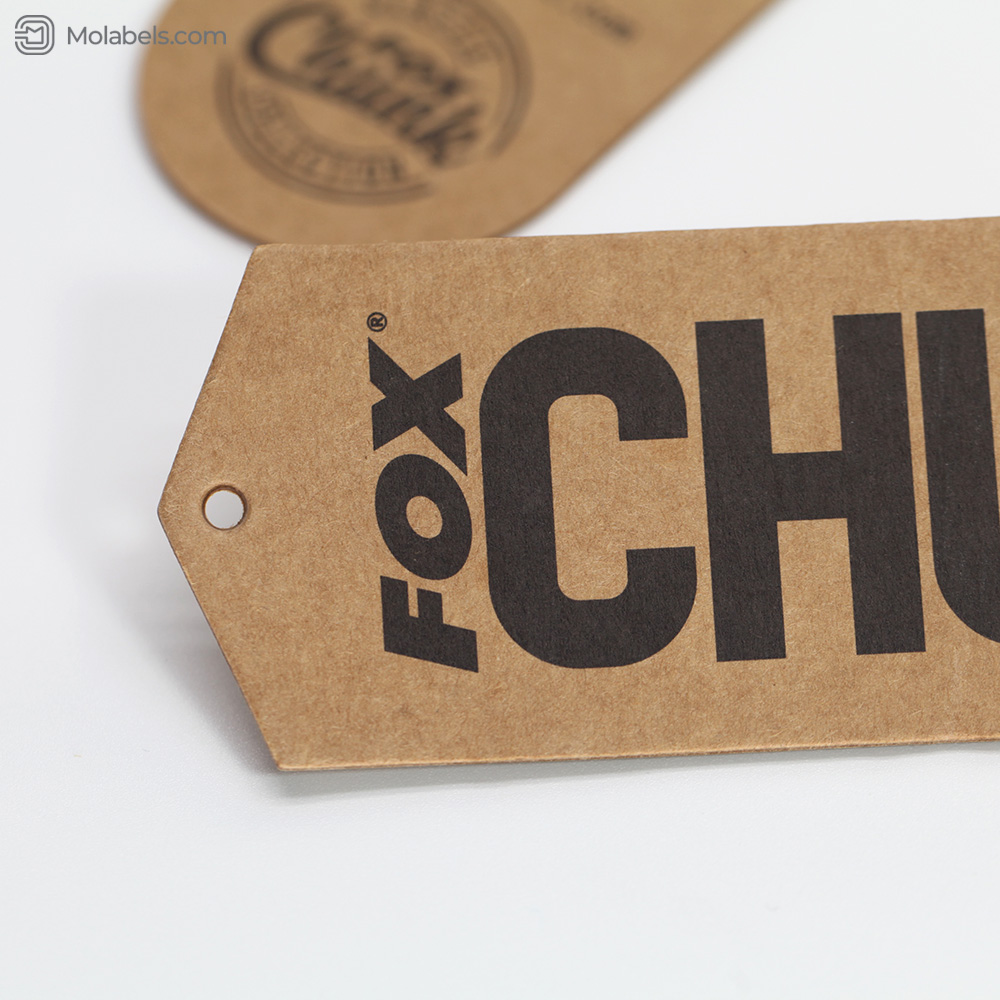 Recyclable kraft merchandise tags maker