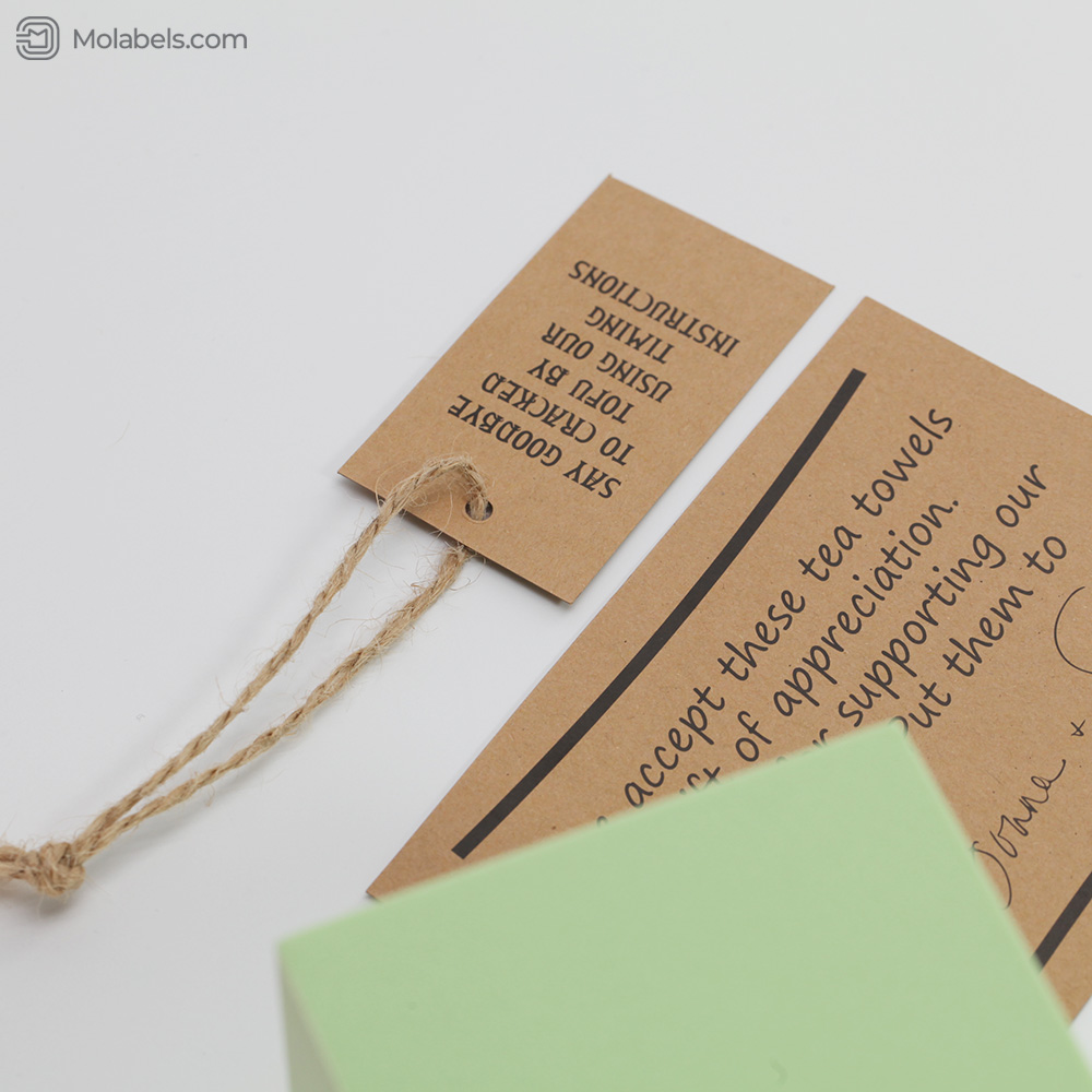 Eco friendly swing tags and cards manufacturer