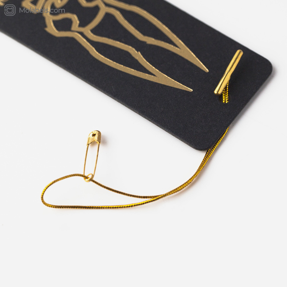 Spot Goods - Gold sling & silver string with metal pin