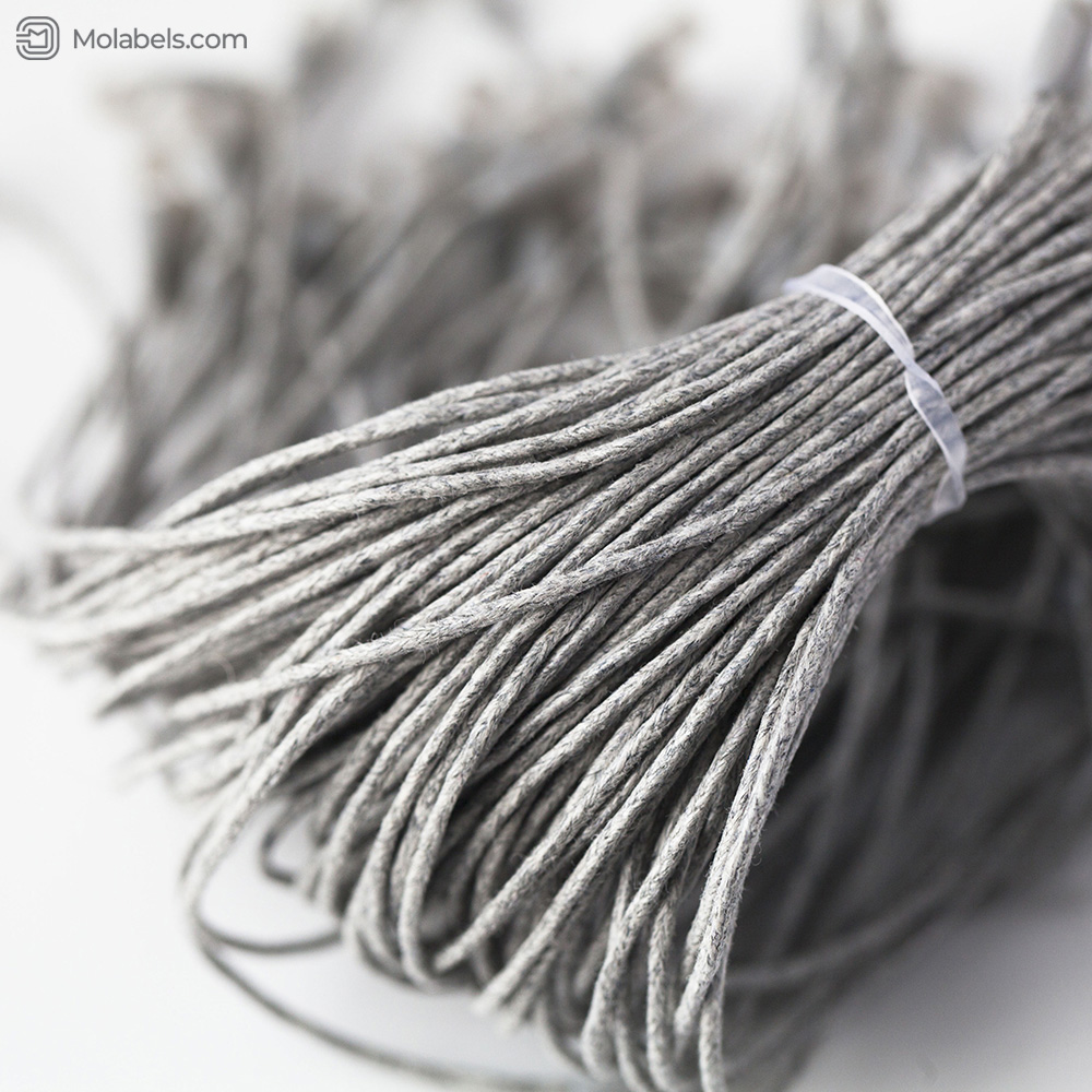 Spot Goods - Strong gray wax string 