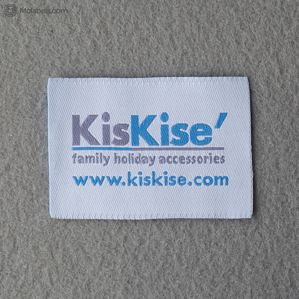 Personalized clothing tags woven business labels