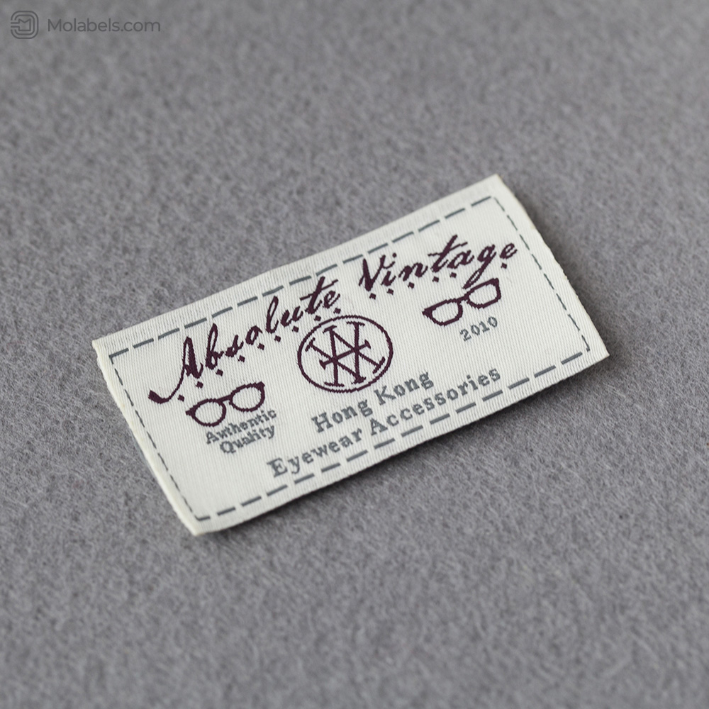 Fabric product tags woven labels for crafts