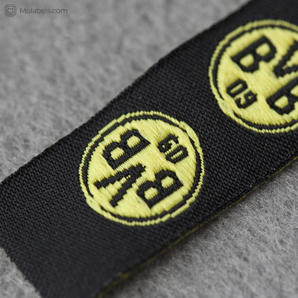 Custom small fabric woven hem labels