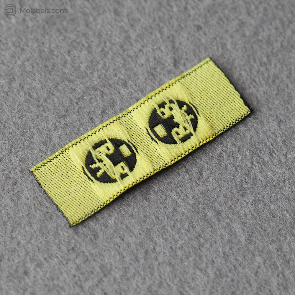 Custom small fabric woven hem labels