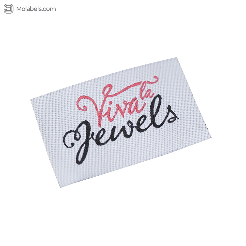 Private white clothing labels tag