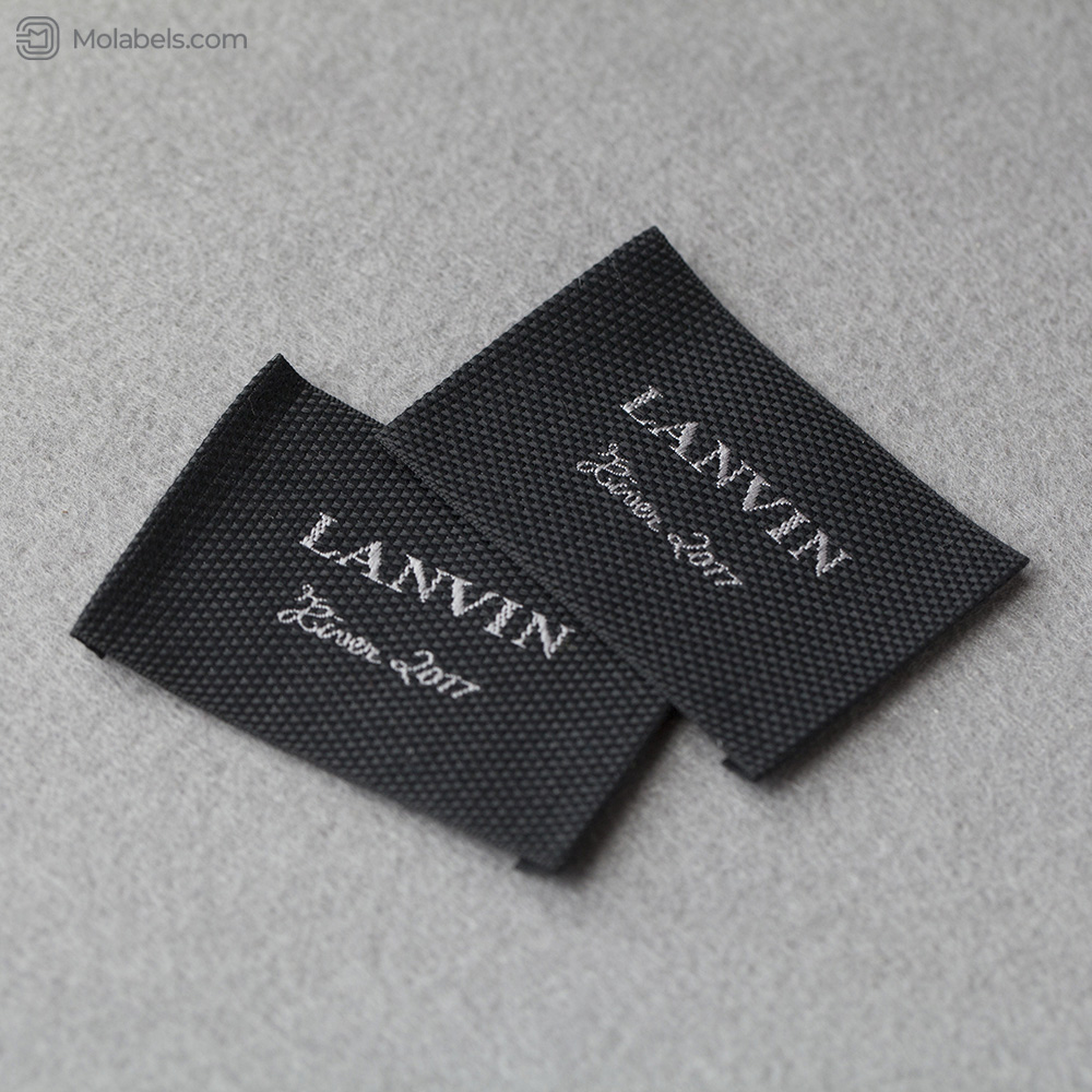 Private label clothing tags and knitting labels