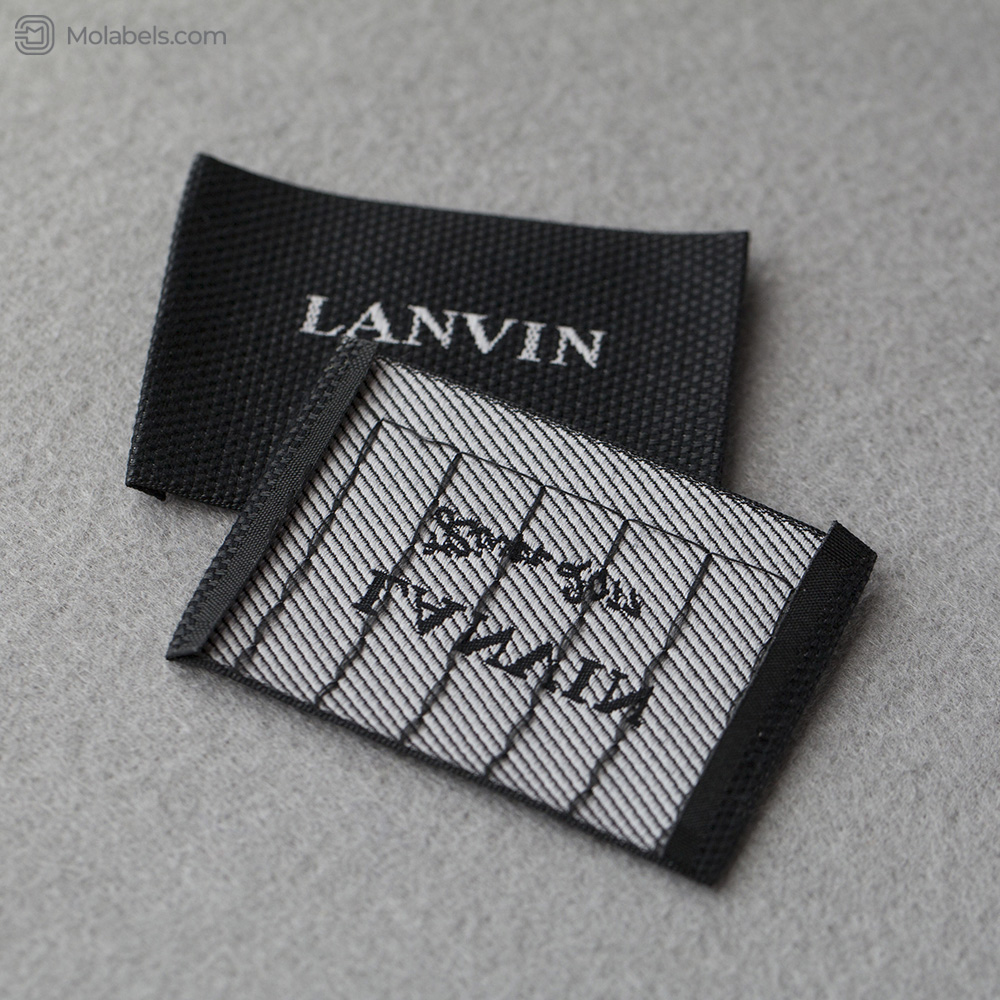 Private label clothing tags and knitting labels