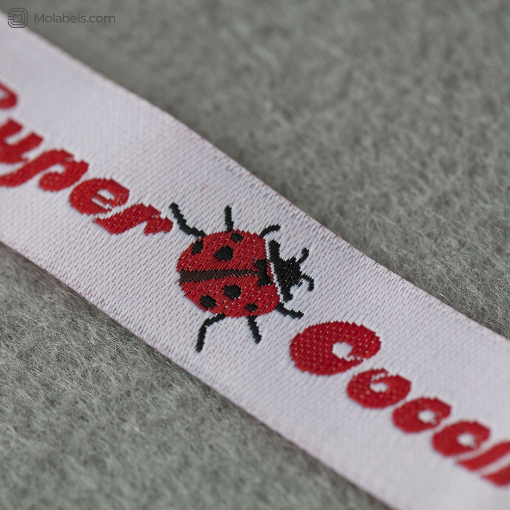 Custom woven shirt tags neck labels