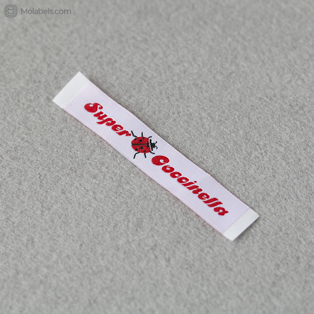 Custom woven shirt tags neck labels