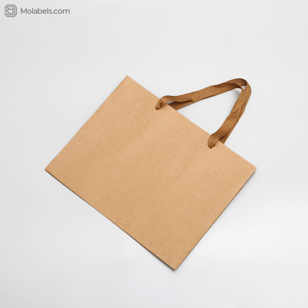 Custom brown paper bag without logo