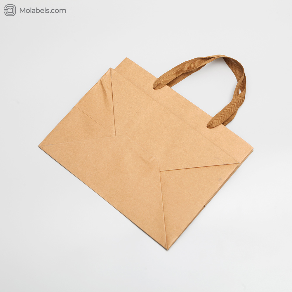 Custom brown paper bag without logo