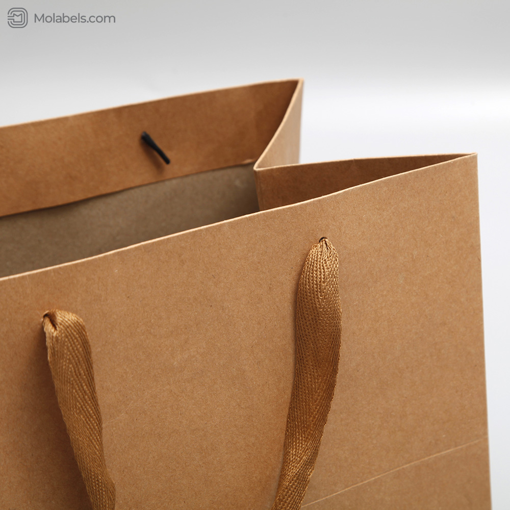 Custom brown paper bag without logo