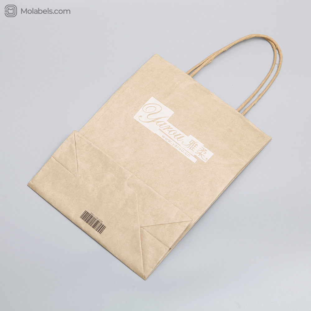 Brown Kraft paper bags with handle