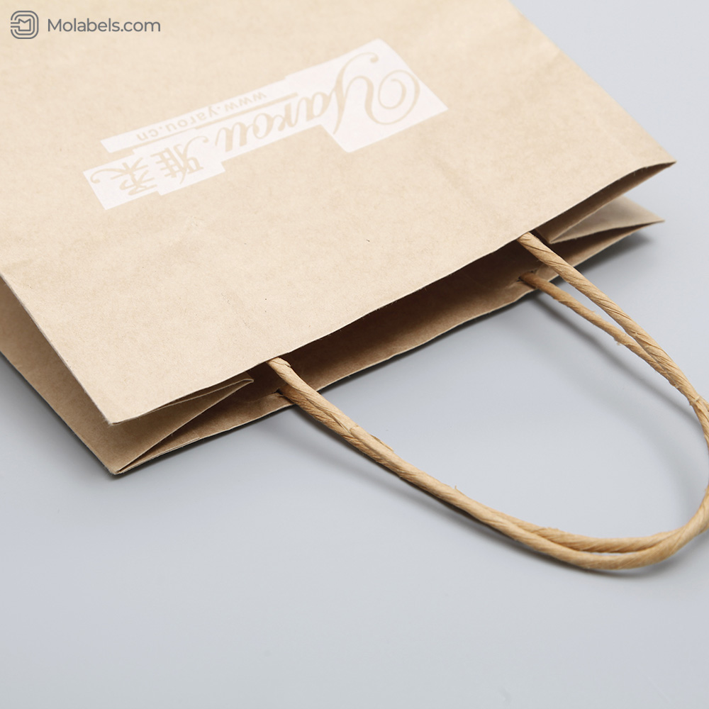 Brown Kraft paper bags with handle