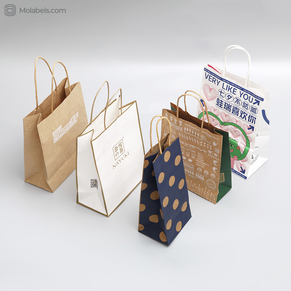 Custom packaging bags with logo